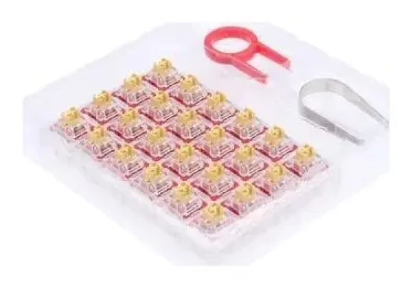 Redragon A113 Bullet F žltá / sada mechanických switchov / 24 ks (A113 F)