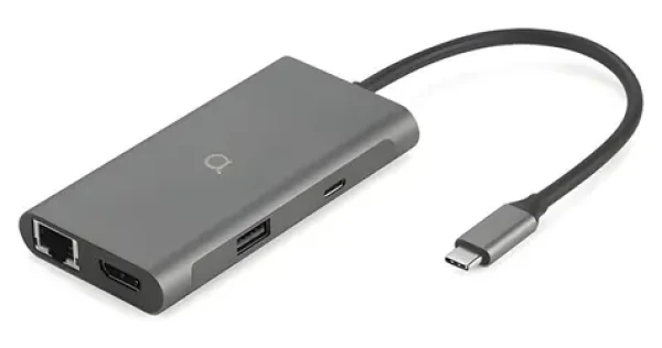 Aiino Cluster Hub 7v1 pre MacBook a iPad / USB-C hub / 7 portov (AI7HUBV2-SG)