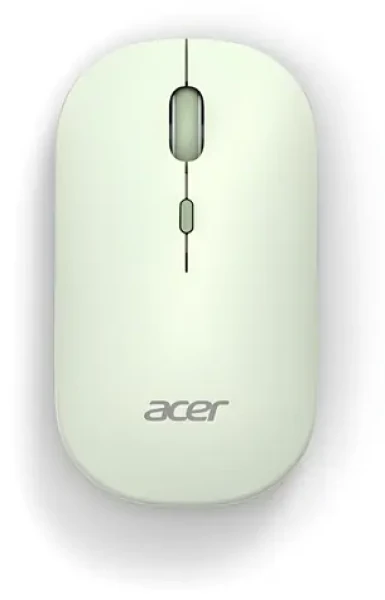 Acer AMR130 zelená / Ergonomická bezdrôtová myš / 1600 DPI / USB + Bluetooth 5.2 / 4 tlačidlá (GP.MCE11.04D)