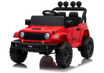 Mamido Elektrické autíčko Jeep Rubicon 24 V 2x200 W červené