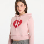 Mikina Diesel F-Slimmy-Hood-S5 Sweatshirt Pale Mauve L