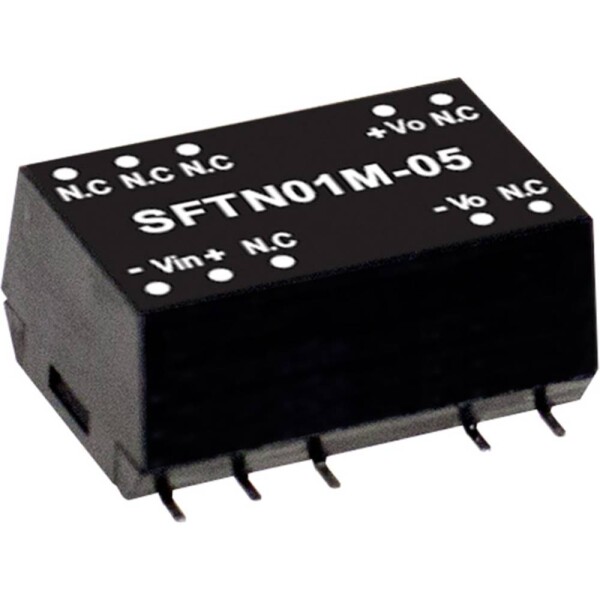 MEAN WELL SFTN01L-12 DC / DC menič napätia, modul 84 mA 1 W Počet výstupov: 1 x; SFTN01L-12