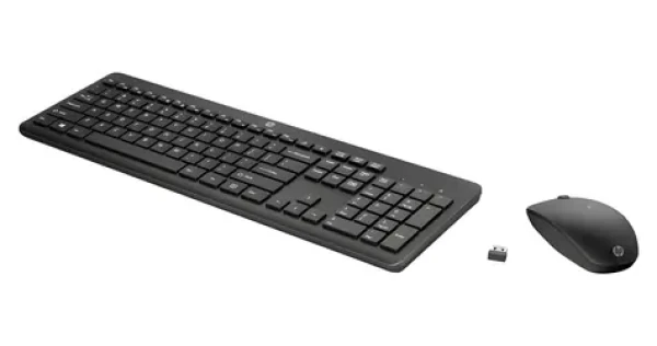 HP 230 Set čierna / Bezdrôtový set / Klávesnica + myš / USB (4142311)