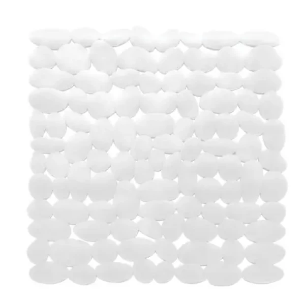 Protišmyková sprchová podložka Spirella MARATHON biela / PVC / 54 x 54 cm (7610583125538)