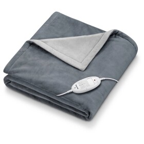 Beurer HD 75 Cosy Dark Grey Vyhrievaná deka 100 W tmavosivá; 42106