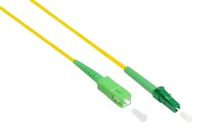 Good Connections OS2 LC/SC žltá 10 m / Optický patch kábel / Simplex / SM 9/125 µm / LSZH (LW-S910LASA)