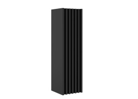 Kúpeľňová skrinka vysoká SAT Delano 34x125x36 cm čierna DELANOV35CD DELANOV35CD