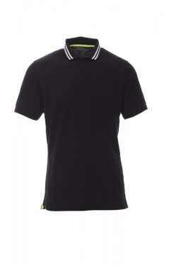 Pánska polokošeľa Payper NAUTIC Farba: Čierna/ Biela Fluo, Veľkosť: 2XL (000263002414022XXL)