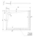 OMNIRES - STONE obdĺžniková sprchová vanička s kamennou štruktúrou, 80 x 120 cm čierna mat /BLM/ STONE80/120BL