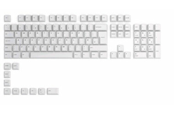 Glorious vymeniteľné klávesy GPBT UK Arctic White / 115 ks / UK layout / Cherry MX(+) (GLO-KC-GPBT-W-UK)