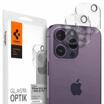 Spigen Glass Optik ochranné sklo na fotoaparát pre Apple iPhone 14 Pro/ iPhone 14 Pro Max 2ks číra (AGL05228)