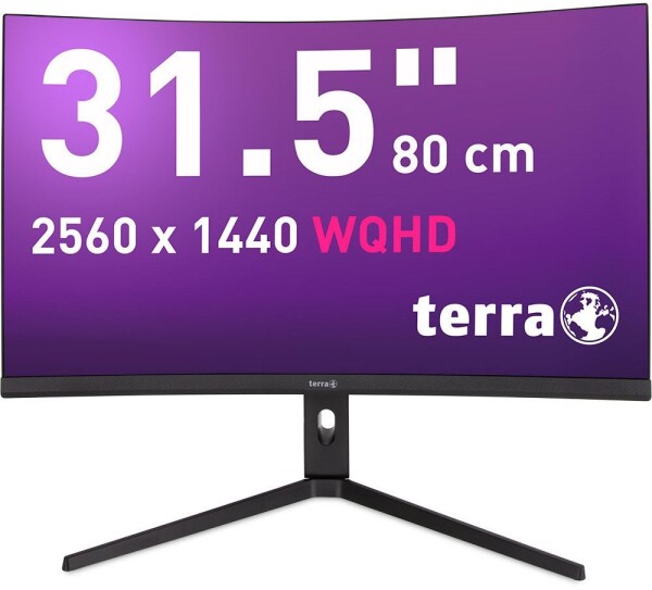 Technologia Dotyku TERRA LCD/LED 3285W HA black CURVED USB-C/HDMI/DP