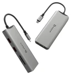 Adam Elements Casa Hub A09 sivá / USB-C húb / 9v1 (AEAAPADHUBA09GY)