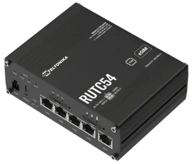 Teltonika RUTC54 / Router industriálny / 5G / Wi-Fi 6 / Dual SIM eSIM / 1x LAN / 4X WAN (RUTC54000200)