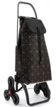 Rolser I-Max Star 6 čierno-oranžová / Nákupná taška s kolieskami do schodov / 43 l / nosnosť 50 kg / výška 107 cm