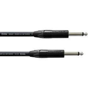 Cordial CPL 10 PP 25 jack hudobné nástroje kábel [1x jack zástrčka 6,35 mm - 1x jack zástrčka 6,35 mm] 10.00 m čierna flexibilný; CPL 10 PP 25