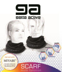 Kukla / šál GA SCARF MIYABI 01 šedá melanž UNI