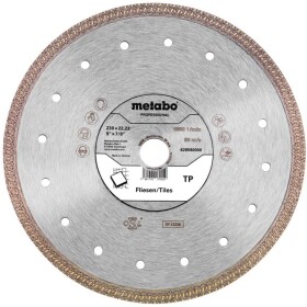 Metabo 628580000 diamantový rezný kotúč Priemer 230 mm Ø otvoru 22.23 mm 1 ks; 628580000