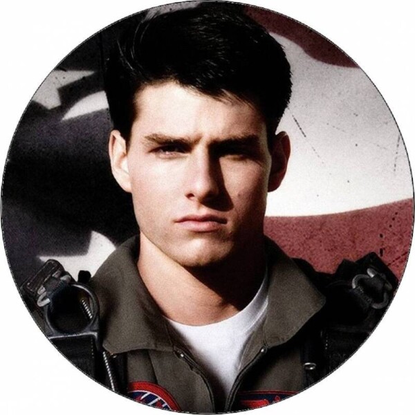 Jedlý papier Top Gun 2 — Tom Cruise, 19,5 cm - Pictu Hap
