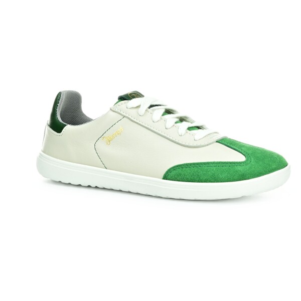 Jonap Retro krémovozelené kožené barefoot poltopánky 40 EUR