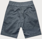 Tmavě šedé pánské sportovní kraťasy model 18612068 šedá XL - J.STYLE