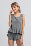 LaLupa Top LA052 Grey