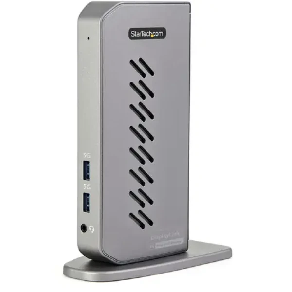 StarTech Hybrid dokovacia stanica USB-C a USB-A / Dokovacia stanica / 2x HDMI + DP / 6x USB-A / LAN / Slúchadlový výstup (DK30A2DHUUE)