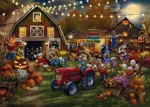 Schmidt Puzzle Disney: Mickey a Minnie - Tekvicový festival