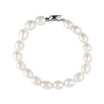 JwL Luxury Pearls Nežný náramok z pravých ryžových perál JL0865