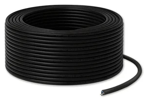 Sieťový kábel UTP Cat6 100 m čierny / Sieťový kábel / UTP / 1 Gb/s (54562)