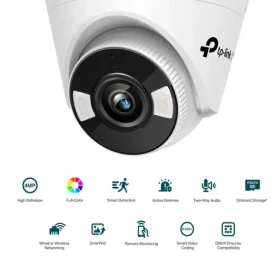 TP-LINK VIGI C440 (4mm) / Vnútorná IP kamera / 2560 x 1440 / Full Color / mikrofón repro / PoE / RJ45 / microSD (VIGI C440(4mm))