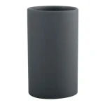 Spirella TUBE-Matt kelímok na kefky matne tmavo šedý / keramika (7610583210999)
