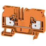 Weidmüller 1991800000 priechodná svorka 8.1 mm pružinová svorka oranžová 50 ks; 1991800000