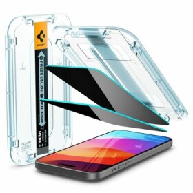 Spigen Glass tR EZ Fit (Privacy) 2 Pack ochranné sklo pre Apple iPhone 15 PLUS (AGL06885)