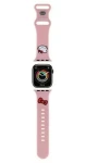 Hello Kitty Silikónový remienok Kitty Head ružová / Remienok / pre Apple Watch 42/44/45/49 mm