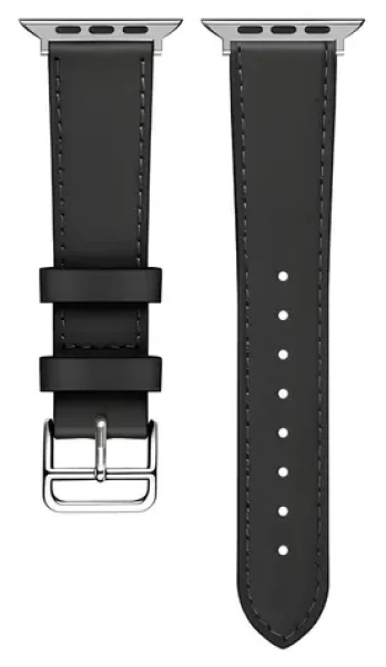 Beline Hermes 22 mm čierna / Kožený remienok pre smartwatch / univerzálna / pracka