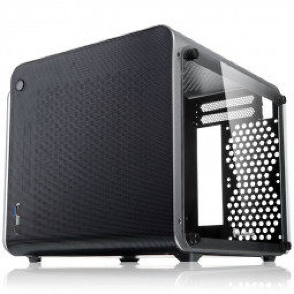 RAIJINTEK Metis EVO TG strieborná / Mini-ITX / s priehľadnou bočnicou / USB 3.0 / USB 3.1 (Typ C) / ATX | SFX / bez zdroja (GERT-080)