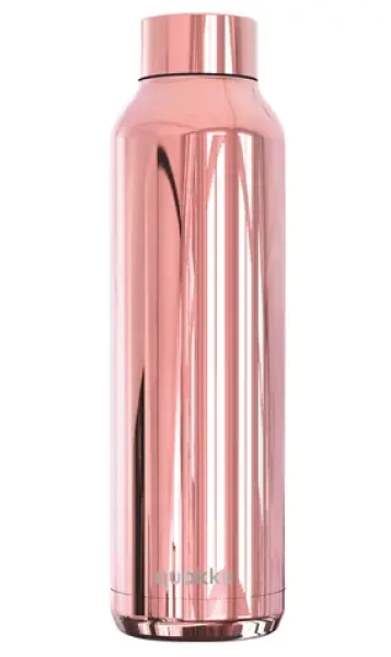 Quokka Nerezová termofľaša SOLID Sleek Rose Gold 630 ml / Objem: 630 ml / Rozmery: 250 x 72 mm / Hmotnosť: 299 g (57602QO)