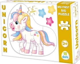 DOHÁNY Podlahové obrysové puzzle Jednorožec