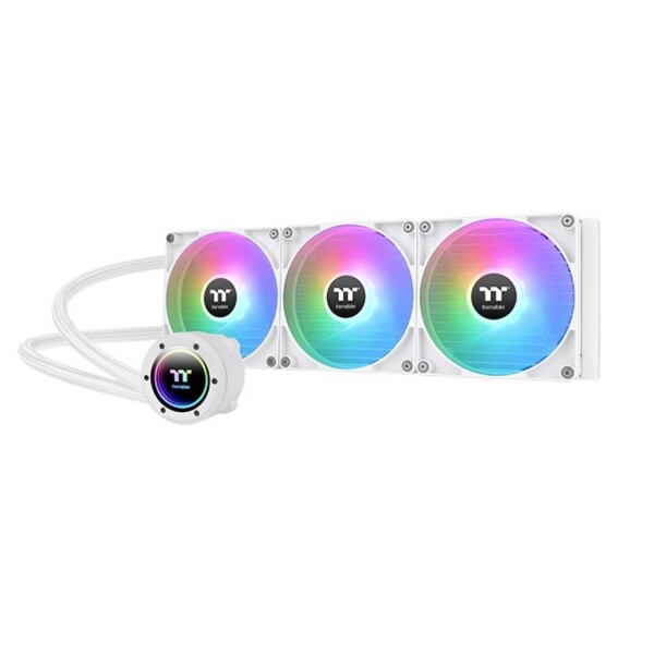 Thermaltake Thermaltake TH420 V2 ARGB Sync All-In-One Liquid Cooler Snow Edition, water cooling (white)