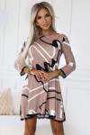 Dámske šaty 577-1 - NUMOCO Béžová 2XL/3XL