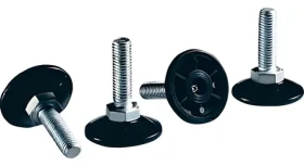 Rittal Vyrovnávacia nôžka M12 / Vyrovnávacia nôžka / Výška 18-43 mm / Nosnosť 300 kg / Nerez / Sada 4 ks (4612000)
