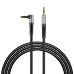 Orico AXW čierna / Audio kábel / Jack 3,5 mm MM / lomený / 1 m
