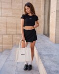 Vilgain Women's Fitted Logotype Tee – S black