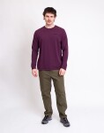 Patagonia M's L/S P-6 Logo Responsibili-Tee Berry Fig L