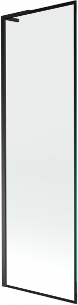 MEXEN/S - Next L vaňová zástena FIX 60 x 150, čierna vzor, čierna 895-060-000-03-70-70