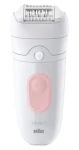 Braun Silk-épil 5-000 biela, ružová / Epilátor / 28 pinziet / 2 rýchlosti / vodeodolný / dobíjací (7500435225069)