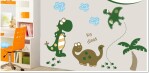 Veselá Stena Samolepka Kreslené Dinosaure