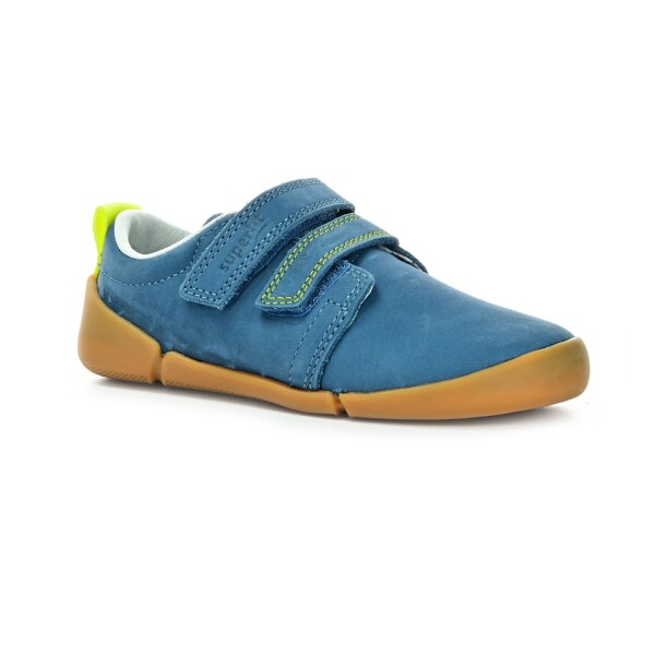Superfit Nubuk Vento Blau/Gelb celoročné nízke barefoot topánky 27 EUR