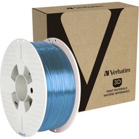 Verbatim 55056 Filament vlákno pre 3D tlačiarne PETG plast 1.75 mm 1 kg modrá (transparentná) 1 ks; 55056